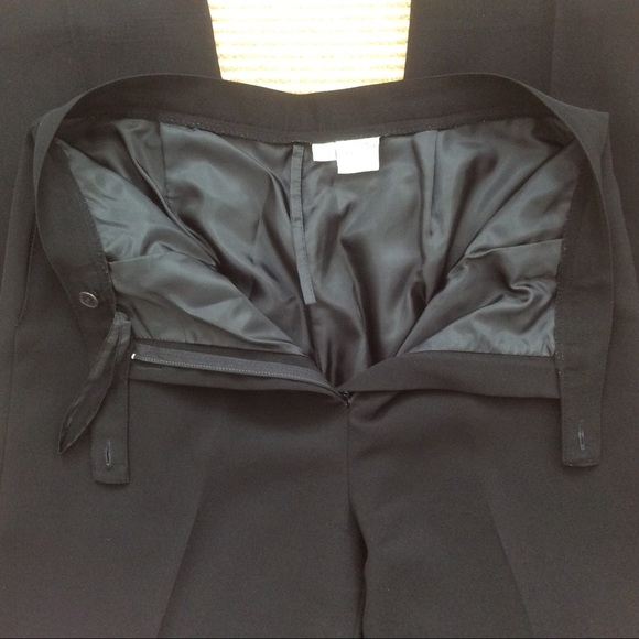 Talbots Black Lined Dress Pants - Size 8 - Picture 10 of 12